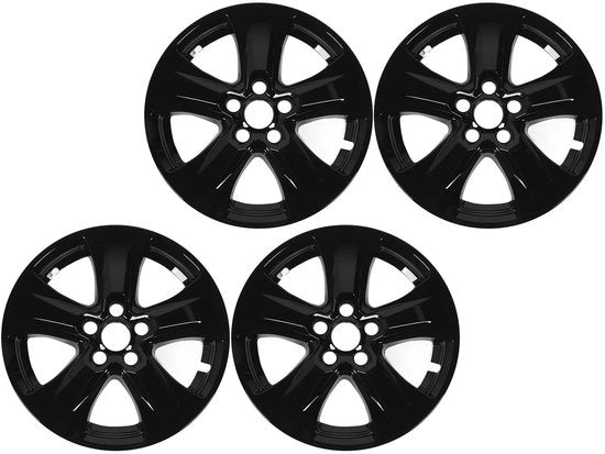 Fascia per Ruota in ABS Lucido Nero - Sostituzione per XLE LE 2019-2023 - Materiale ABS Duraturo - Protezione Ampliata - Progettazione Elegante - Resistenza al Ruggine e Corrosione - Fascia per Ruota