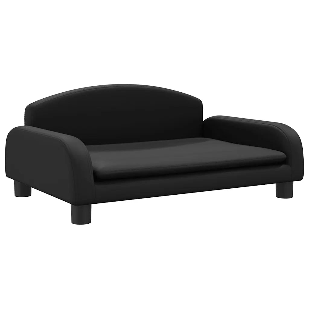 Lettino per Cani Nero 70x45x30 cm in Similpelle CFW6573603