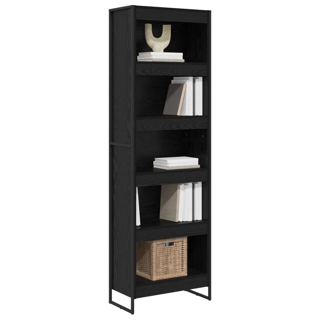 Armadio per Libri 2 pcs Rovere Nero 60 x 30 x 189,5 cm 3402998