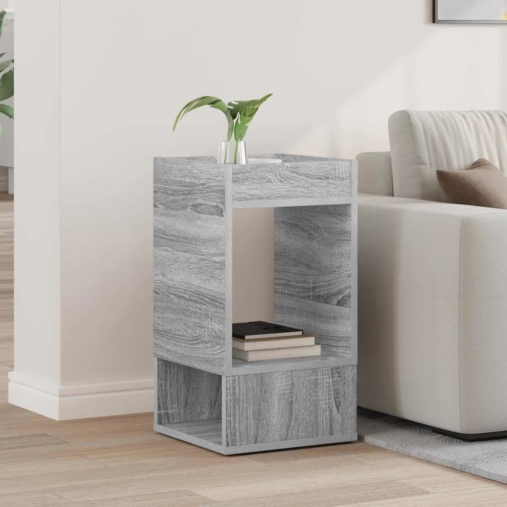 Tavolino Grigio Sonoma 30 x 30 x 56 cm Legno ingegnerizzato 890938