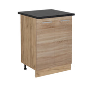 Vicco Mobiletto base cucina Sonoma 60 cm , PL Antracite
