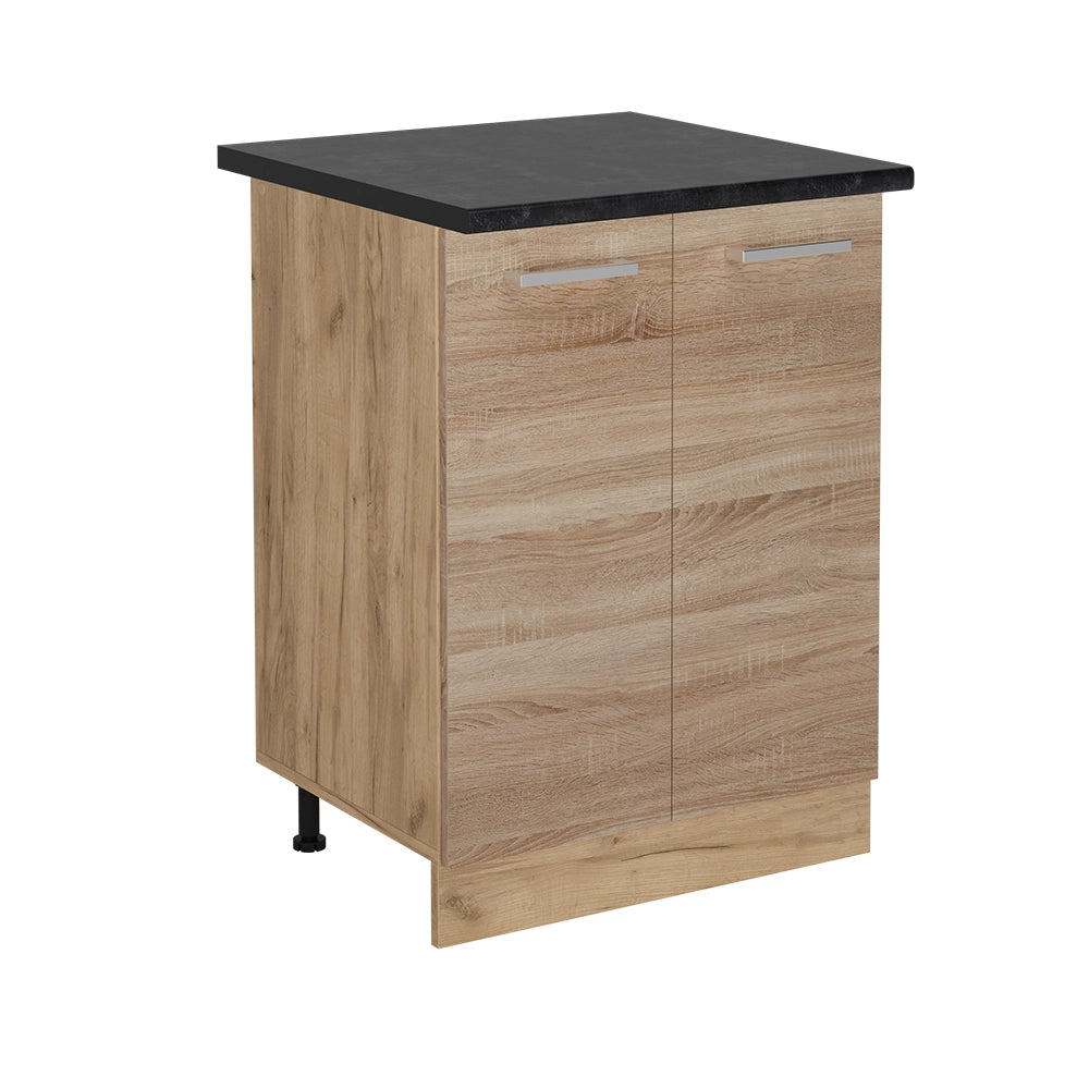 Vicco Mobiletto base cucina Sonoma 60 cm , PL Antracite