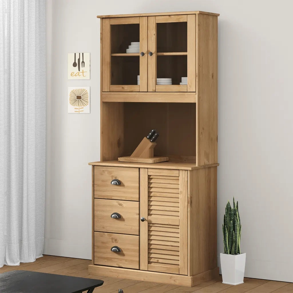Piano Com¨° VIGO 78x30x100 cm in Legno Massello di Pino CFW9127961