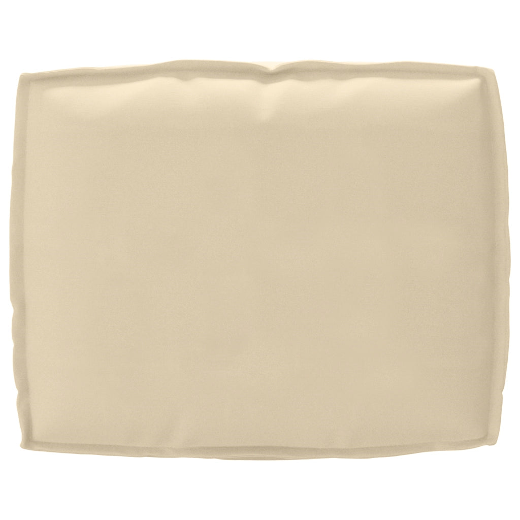 Cuscino per Pallet per Schienale Beige 50x40x12 cm Tessuto Oxford