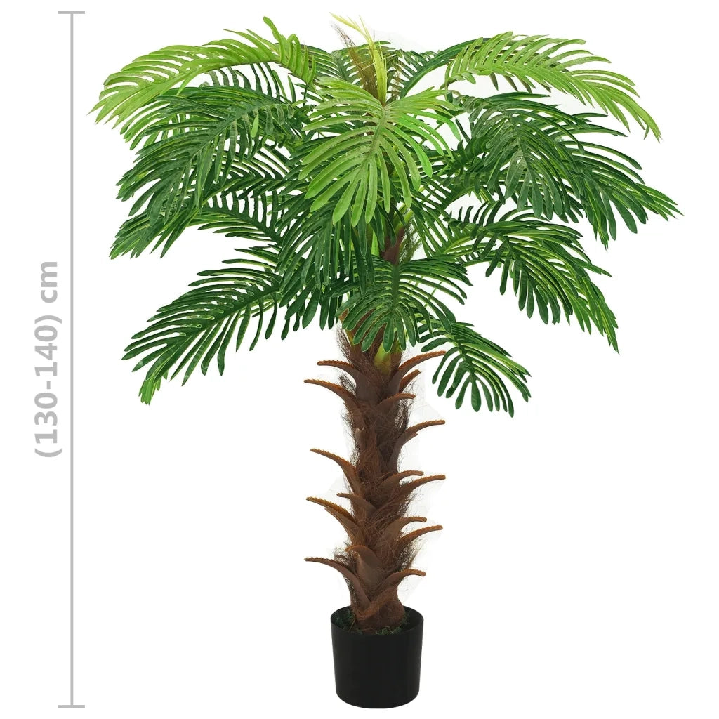 Palma Cycas Artificiale con Vaso 140 cm Verde CFW1664846