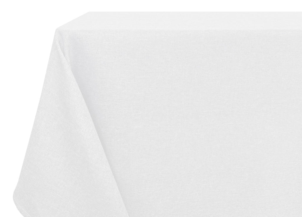 Tovaglia Cucina Soggiorno Antimacchia Idrorepellente Linen - 140x230cm - Bianco