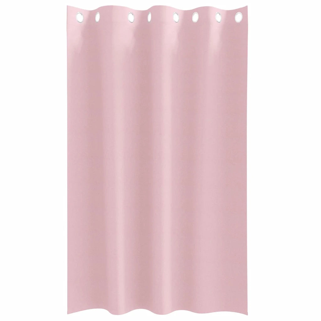 Tende Blackout con Anelli 2 pz Rosa baby 175 x 140 cm 4107409