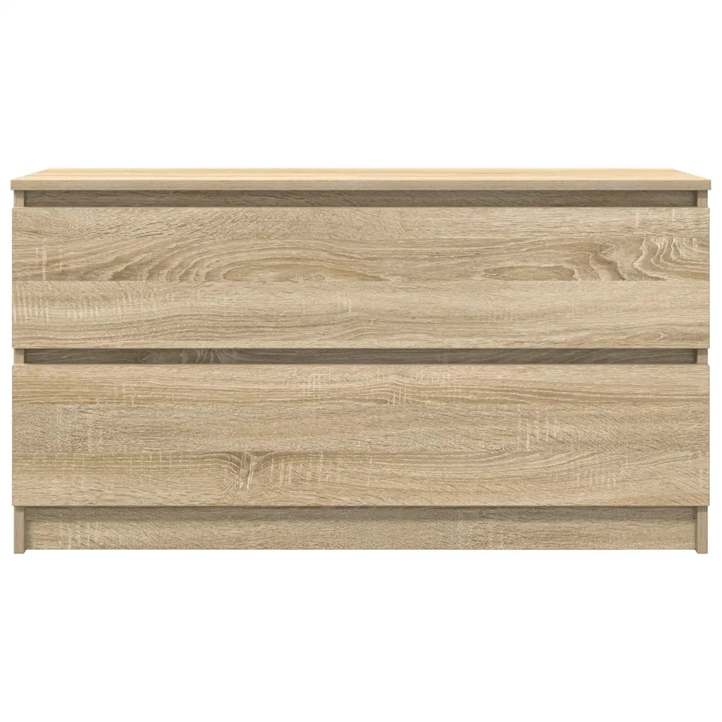 Mobile Porta TV Rovere Sonoma 100x35x54 cm in Legno Multistrato 861807