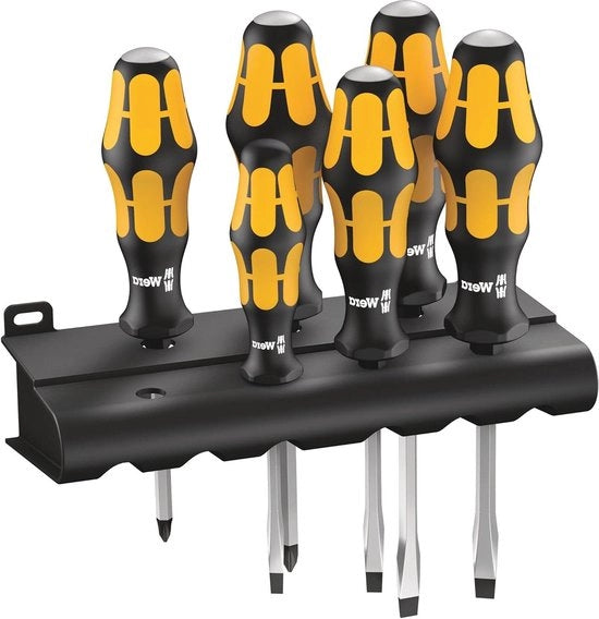 Set di chiavi a forma Kraftform Plus 932/918/6 - chiave a morsa + retrattile - 6 pezzi 05018287001