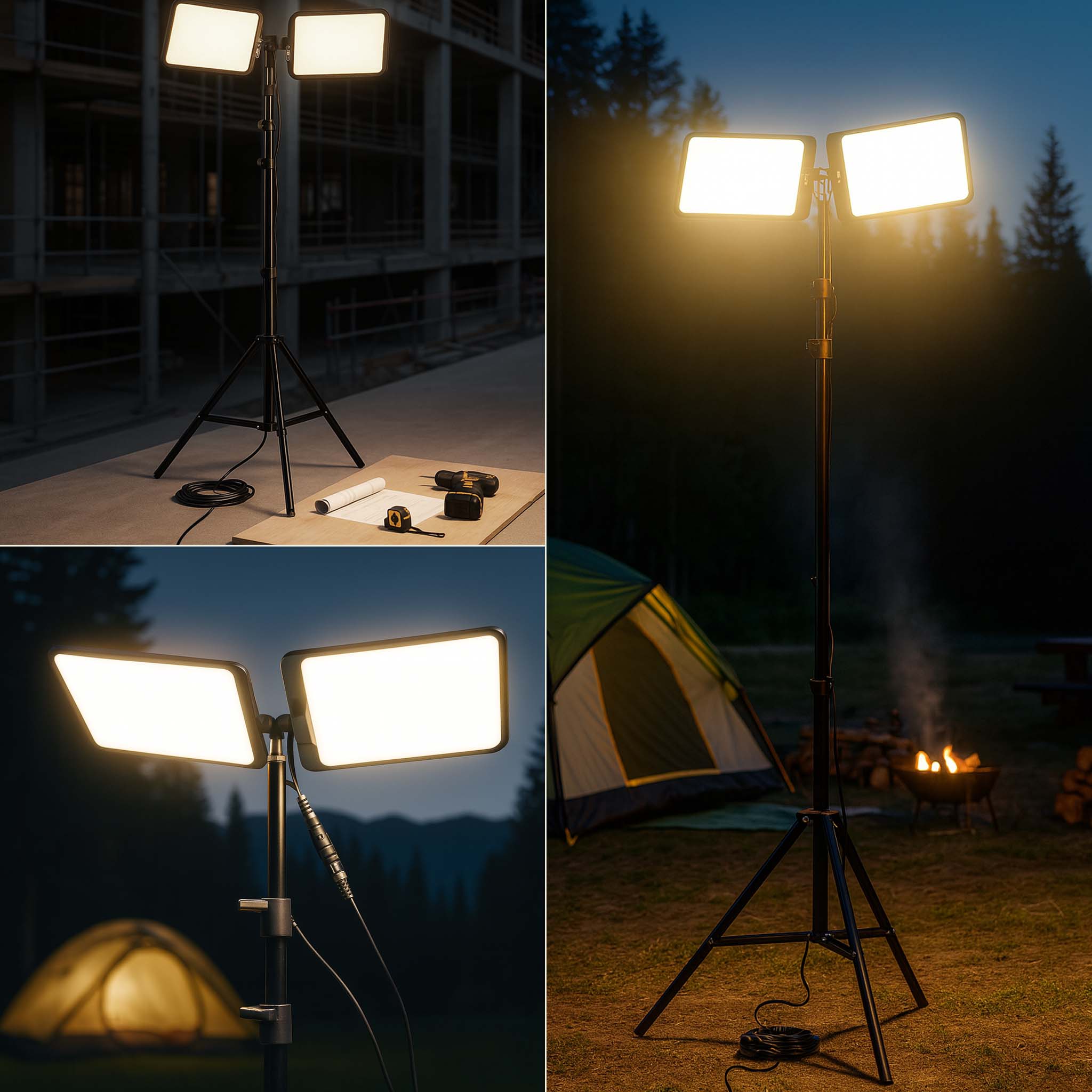 Lampada da campeggio LED V3, estensibile 12V per illuminazione outdoor