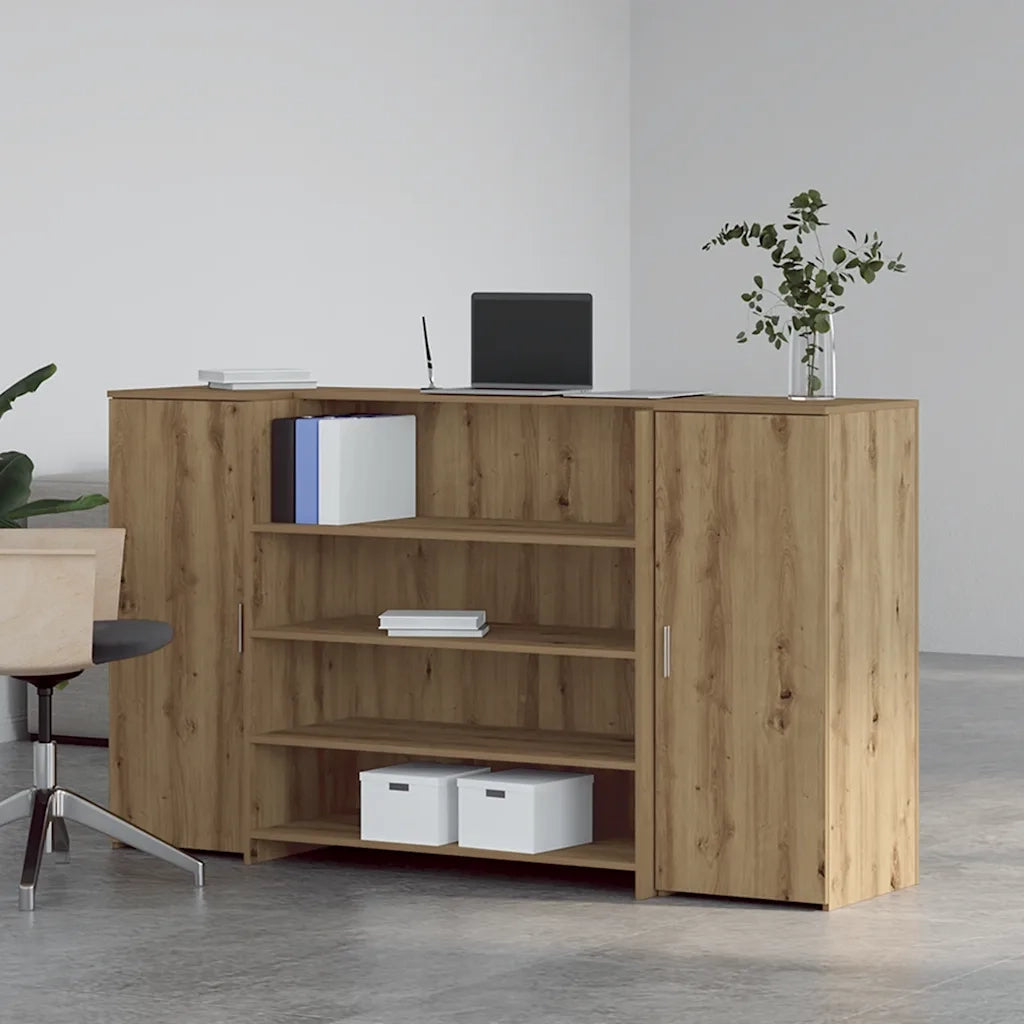 vidaXL Banco Reception Rovere Artigianale 180x50x103,5cm in Truciolato