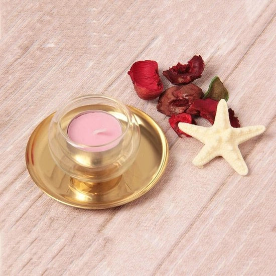 Set di Servizio in Acciaio Inox da 2 Pezzi - Organizzatore a Piatti d'Oro per Cosmetici, Gioielli e Tè - Utile per Servizio e Frutta - Progetto di Lusso - 75 Caratteri