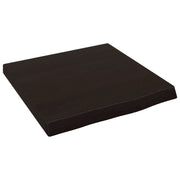 Mensola | Ripiano | Scaffale Marrone Scuro 40x40x(2-4) cm Massello Rovere Trattato
