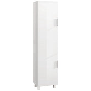Mobile a Colonna da Bagno con 2 Armadietti 40x30x167,5 cm Bianco