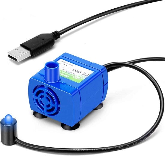 Pompa di Rifornimento - dr-dc160 - Silenziosa - Blu - Incl. Luce LED