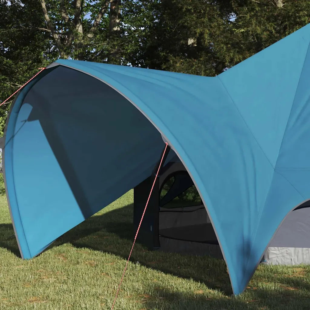 Tenda Teepee per 3 Persone Blu e Grigio 312 x 312 x 197 cm