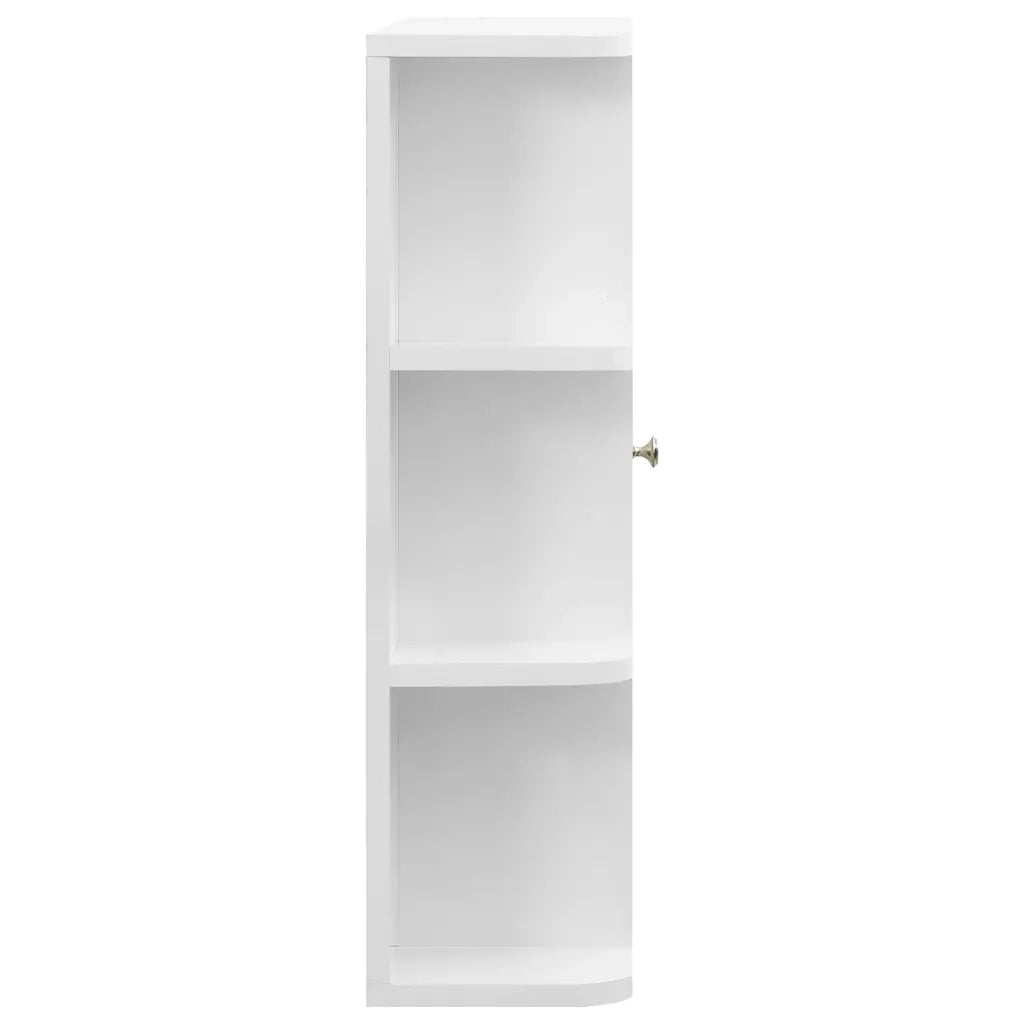 Armadietto a Specchio | Armadio da bagno Bianco 66x17x63 cm in MDF