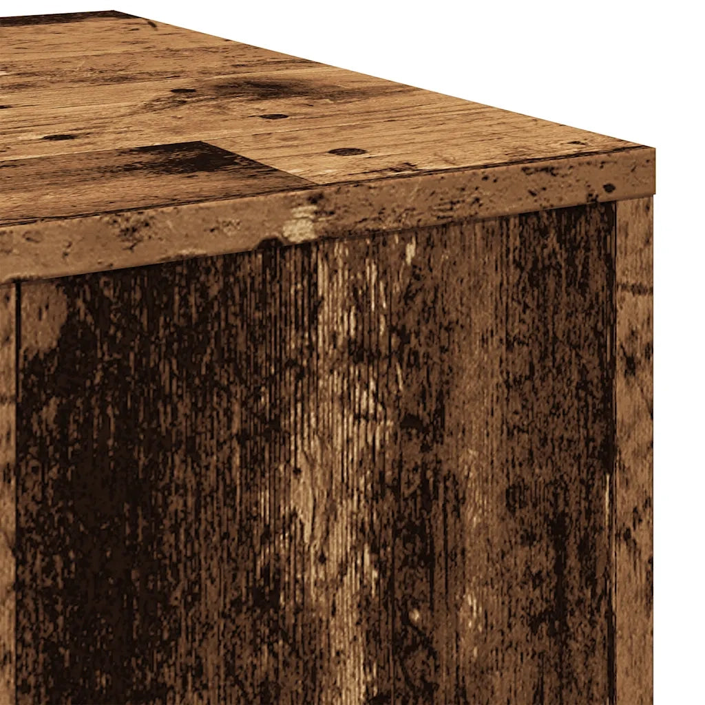 Tavolini 3 pz | Tavolo laterale Legno Antico in Legno Multistrato