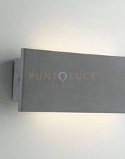 APPLIQUE LED PARKER GRIGIA 16W 2100LM CCT 3000K / 4000KIP65 50X4,5X10,2CM