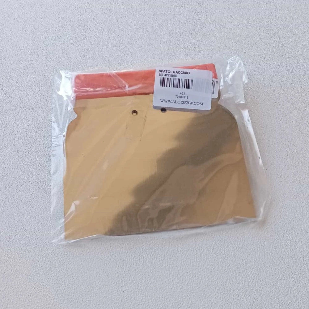 Set di 4 spatole flessibili di acciaio - senza manico