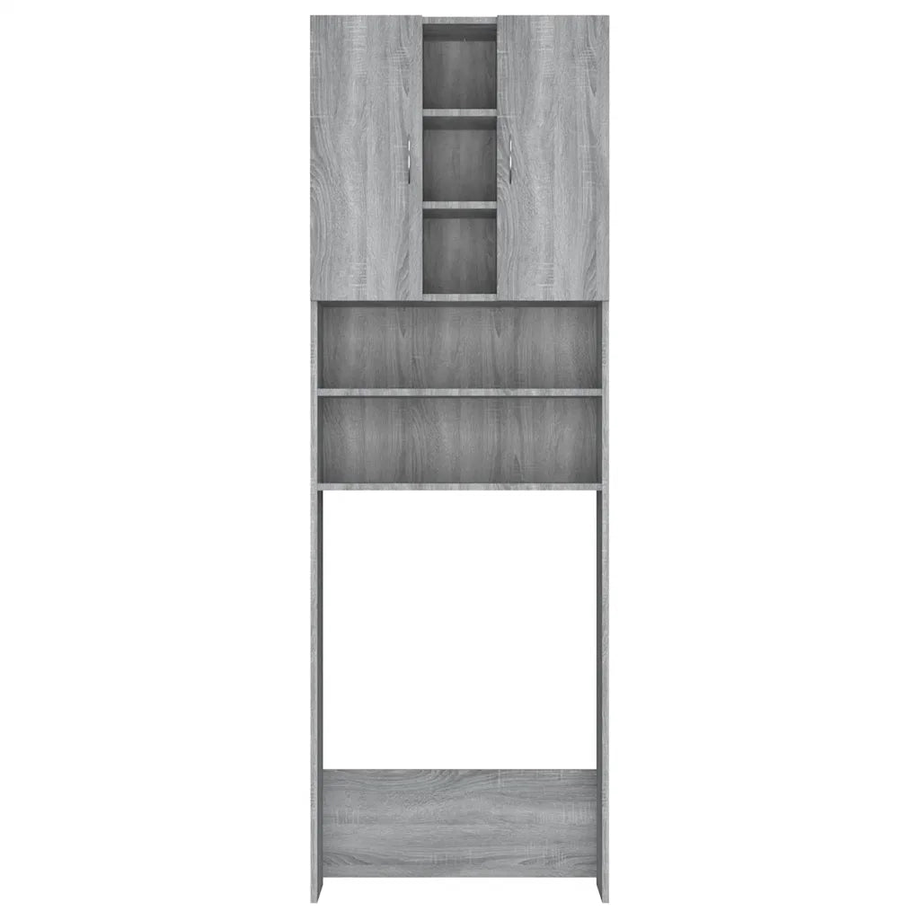 Mobile per Lavatrice Grigio Sonoma 64x25,5x190 cm CFW1955385