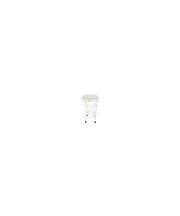 CARRELLO CUCINA CALGARY 3 CESTI MDF BIANCO FFI 37X37X76 CM