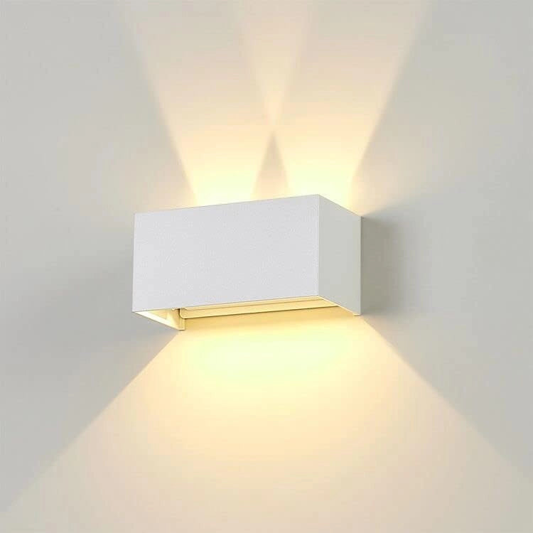 Applique LED da Esterno 24W doppio Fascio Luminoso up down Regolabile IP65 luce Bianca Fredda 6500K