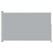 Tenda da sole schermo laterale retrattile per la privacy per patio giardino terrazza balcone schermo di protezione visiva 220 x 300 cm grigio 02_0007372
