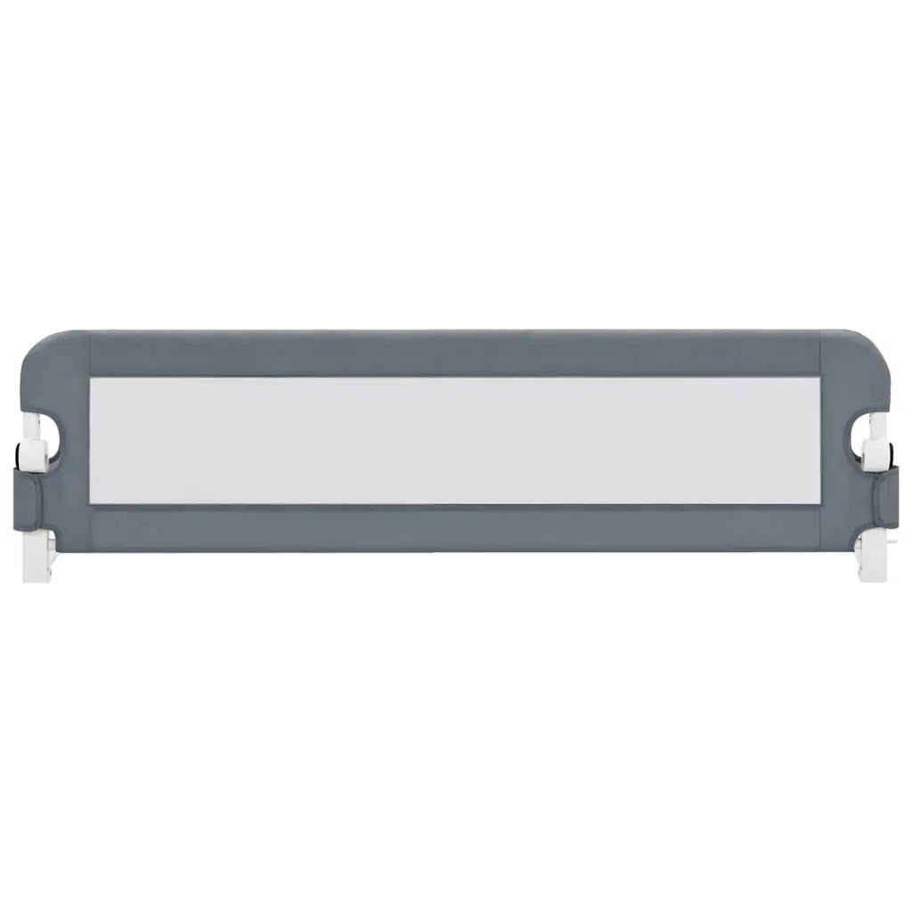 Sponde Letto di Sicurezza Bambini Grigio 150x42cm in Poliestere 10167