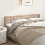 Testiera ad Orecchio-Testata con Orecchie Cappuccino 203x16x78/88 cm in Similpelle 415375