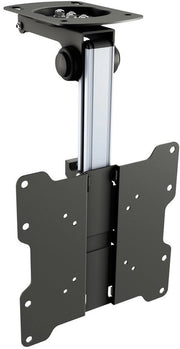 Supporto TV per plafondo con regolazione inclinazione per schermo da 13 a 33 pollici, montaggio a parete, per schiene VESA 200x200, compatibile con schermi OLED.