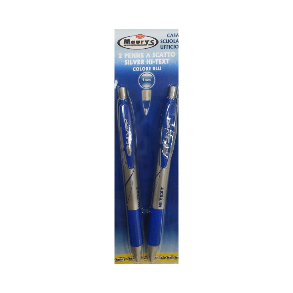 MAURY'S PENNA A SCATTO SCRIPT BLU 2PZ