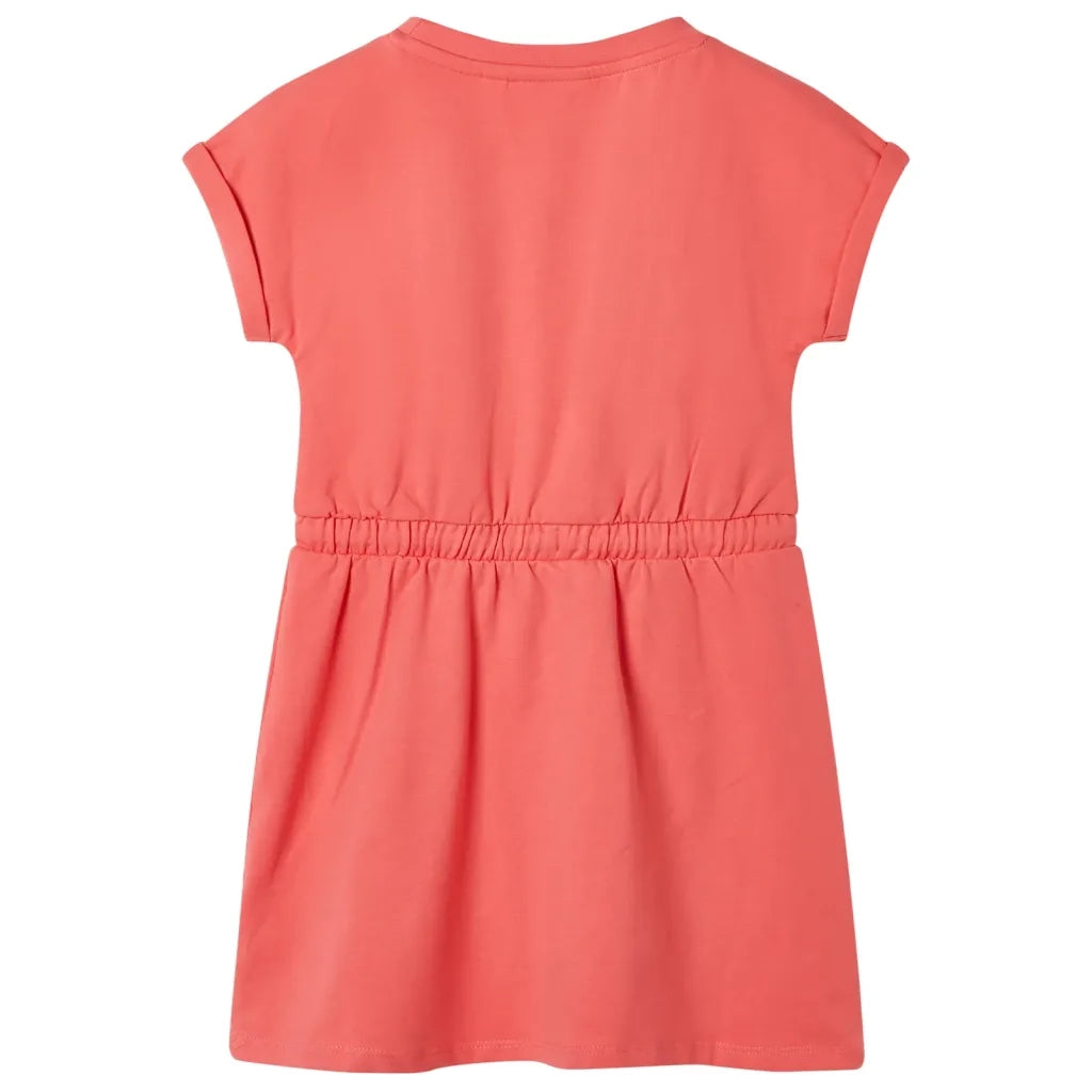 Abito da Bambina con Coulisse Corallo 128 CFW8608313