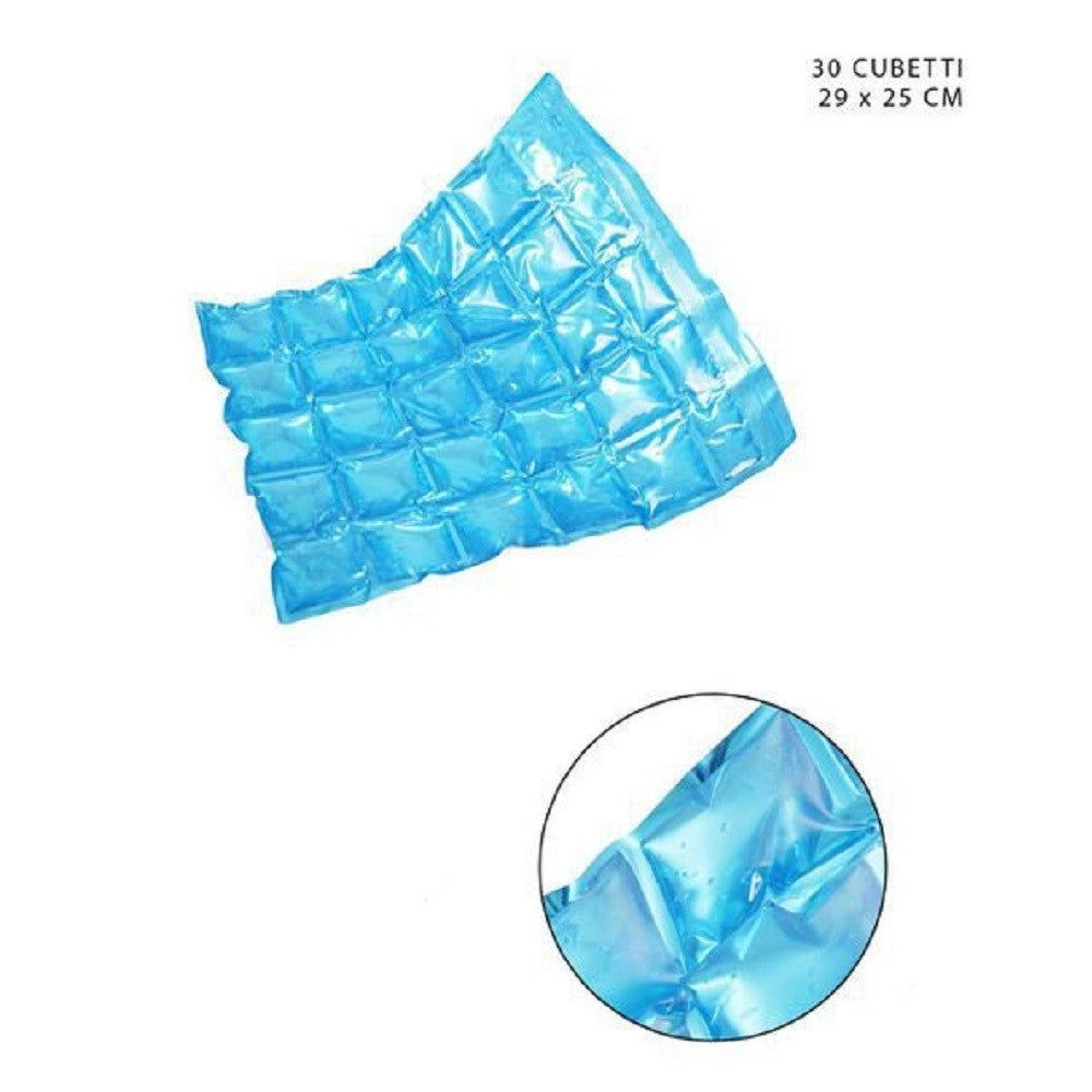 Trade Shop - Tavoletta Refrigerante Flexy 30 Cubetti Ghiaccio Per Congelatore 29x25cm 0225167 -
