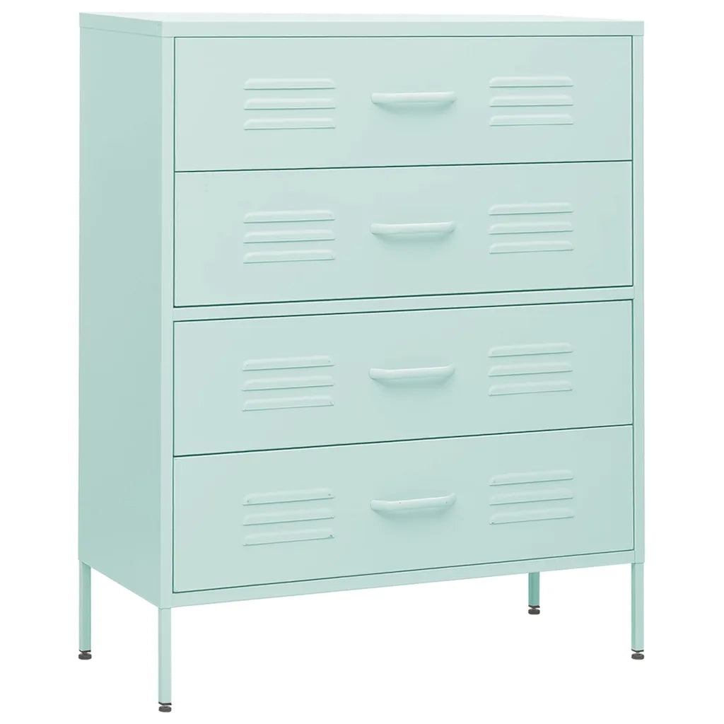Cassettiera Menta 80x35x101,5 cm in Acciaio CFW6444407
