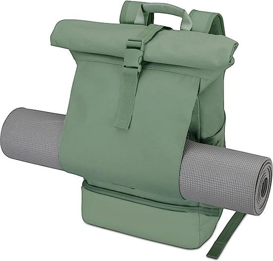 Zak da donna e degli uomini - Allen Large - Borsa a rotella con tasca per laptop per viaggi e bagagli universitari - Borsa per laptop impermeabile