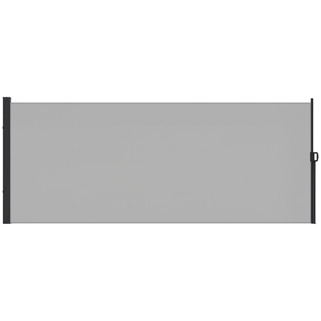 Paravento Retrattile ¨C zephmum ¨C 300x180 cm Grigio Chiaro Polyester