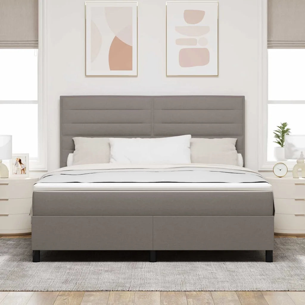 Letto a molle con materasso con led Talpa 180 x 200 cm Tessuto 3342813