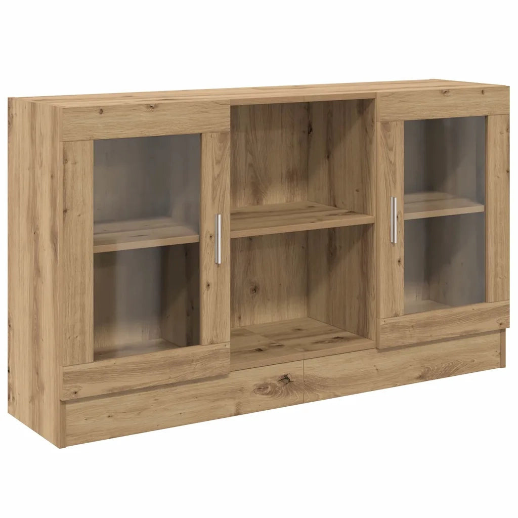 Credenza Rovere Artigianale 120x30,5x70 cm in Truciolato 856165