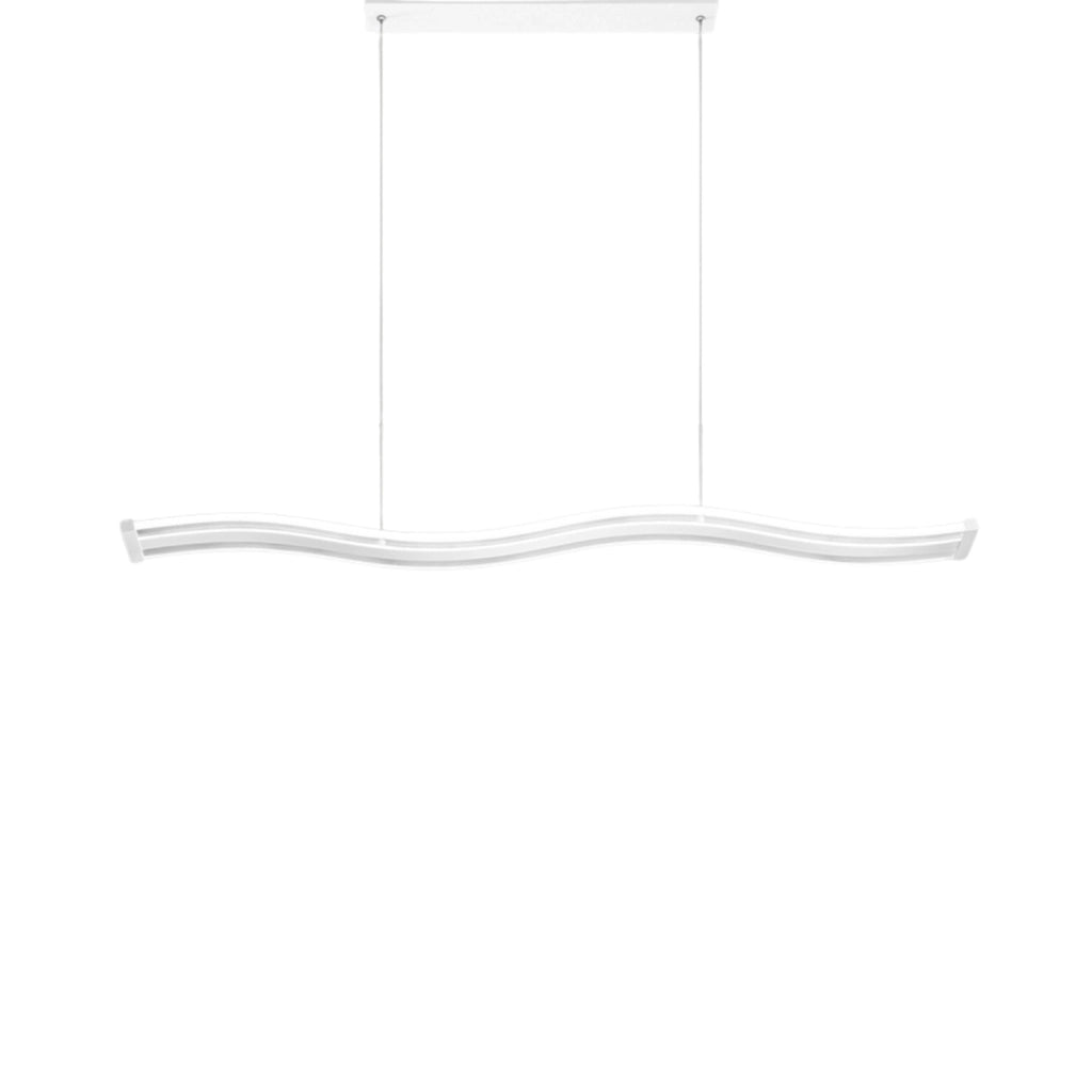 Sospensione Moderna Tape Metallo Bianco Led 48W Dimmerabile Ip20