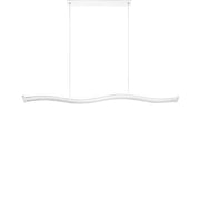 Sospensione Moderna Tape Metallo Bianco Led 48W Dimmerabile Ip20