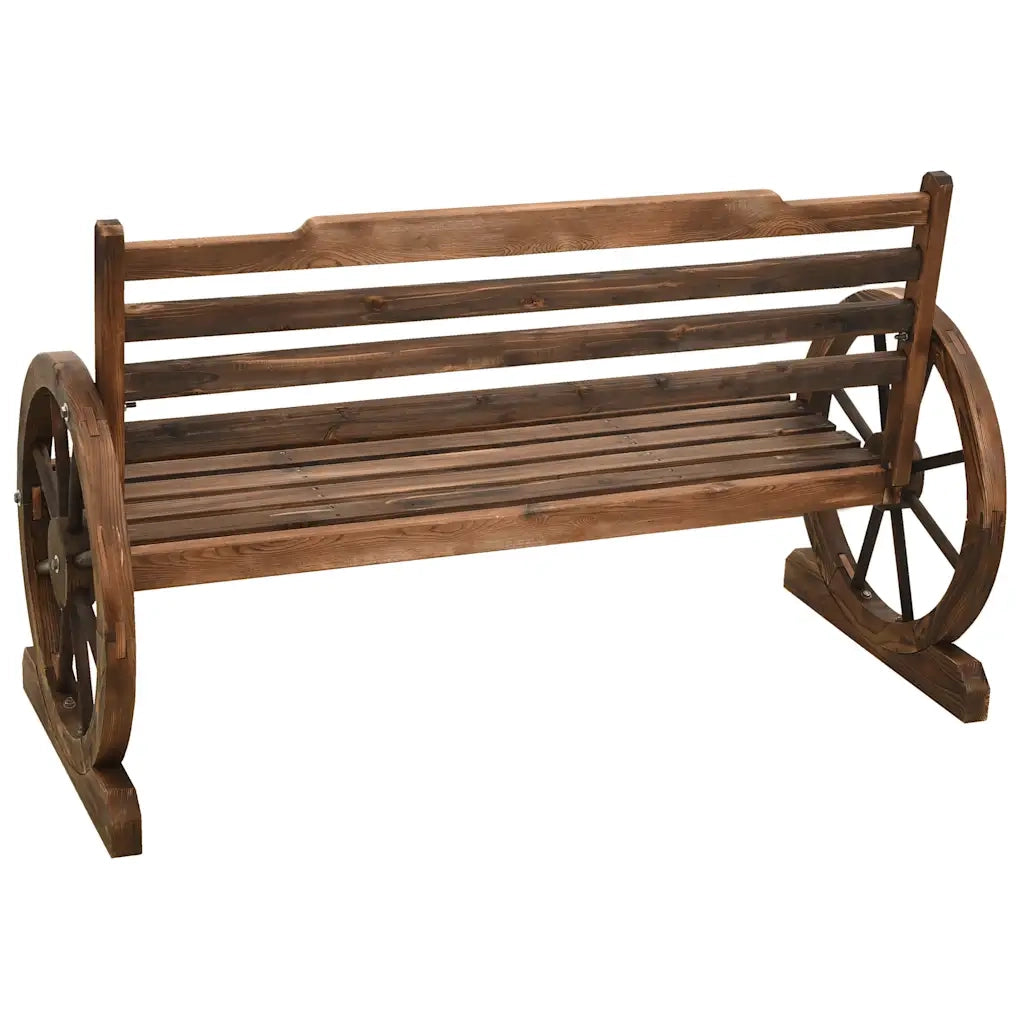 Panchina da Giardino | Panca da Giardino 112 cm in Legno Massello di Abete
