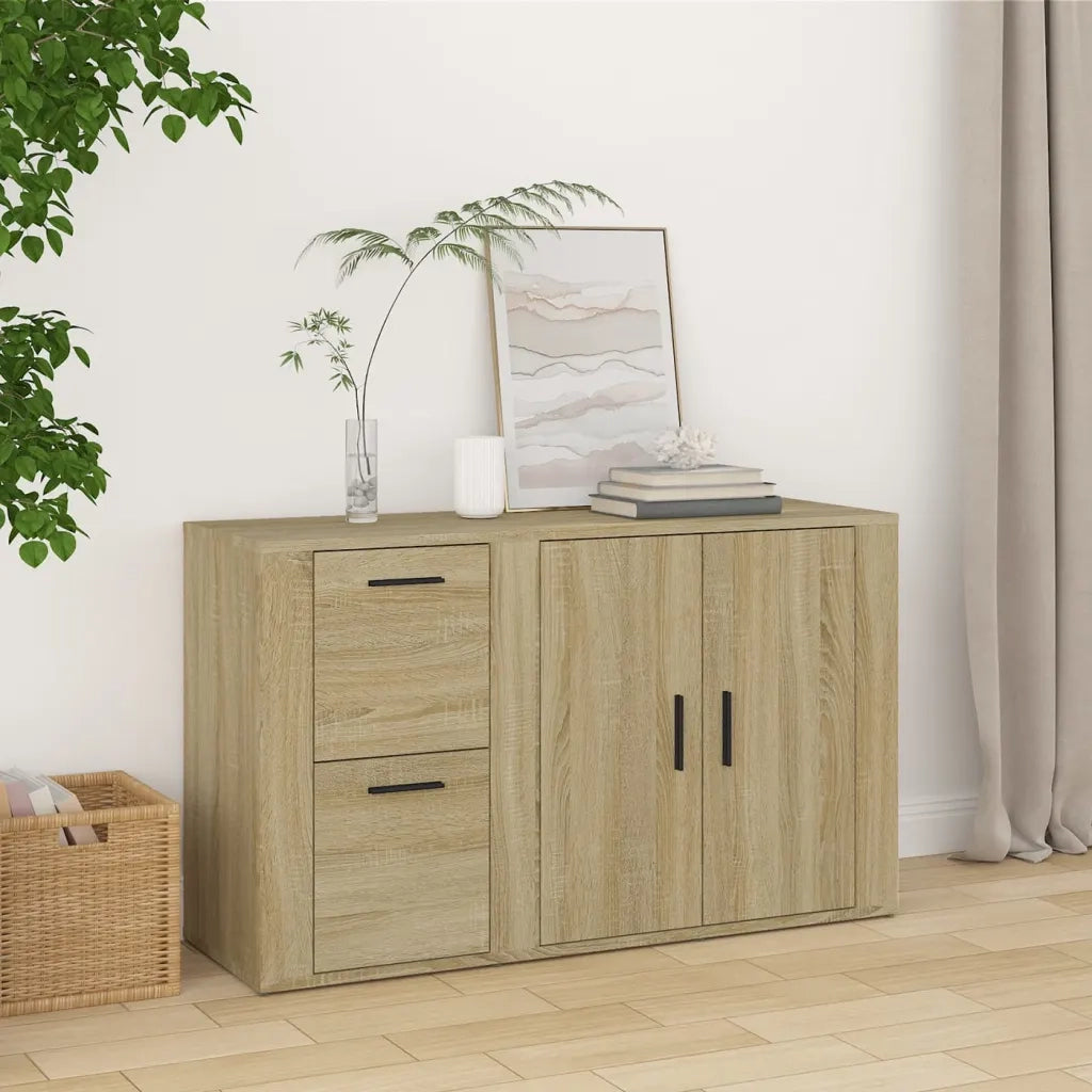 Credenza-Buffet-Armadio da cucina Rovere Sonoma 100x33x59,5 cm in Legno Multistrato