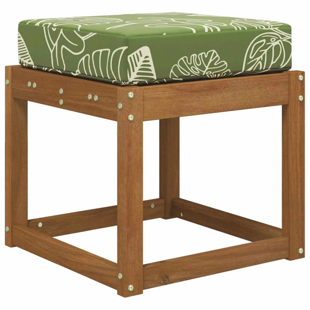 Cuscino da Sedia Esterno Fogliame Verde 40 x 40 x 8 cm 900945