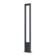 Lampione Per Esterno Moderno Metallo Grafite Luce Led 20W Ip65