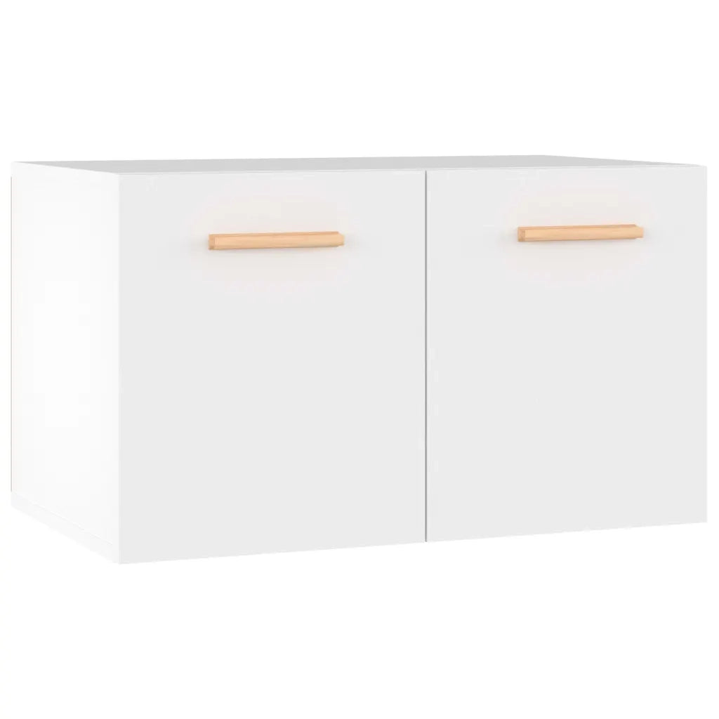 Mobile a Parete Bianco 60x36,5x35 cm in Legno Multistrato 812906
