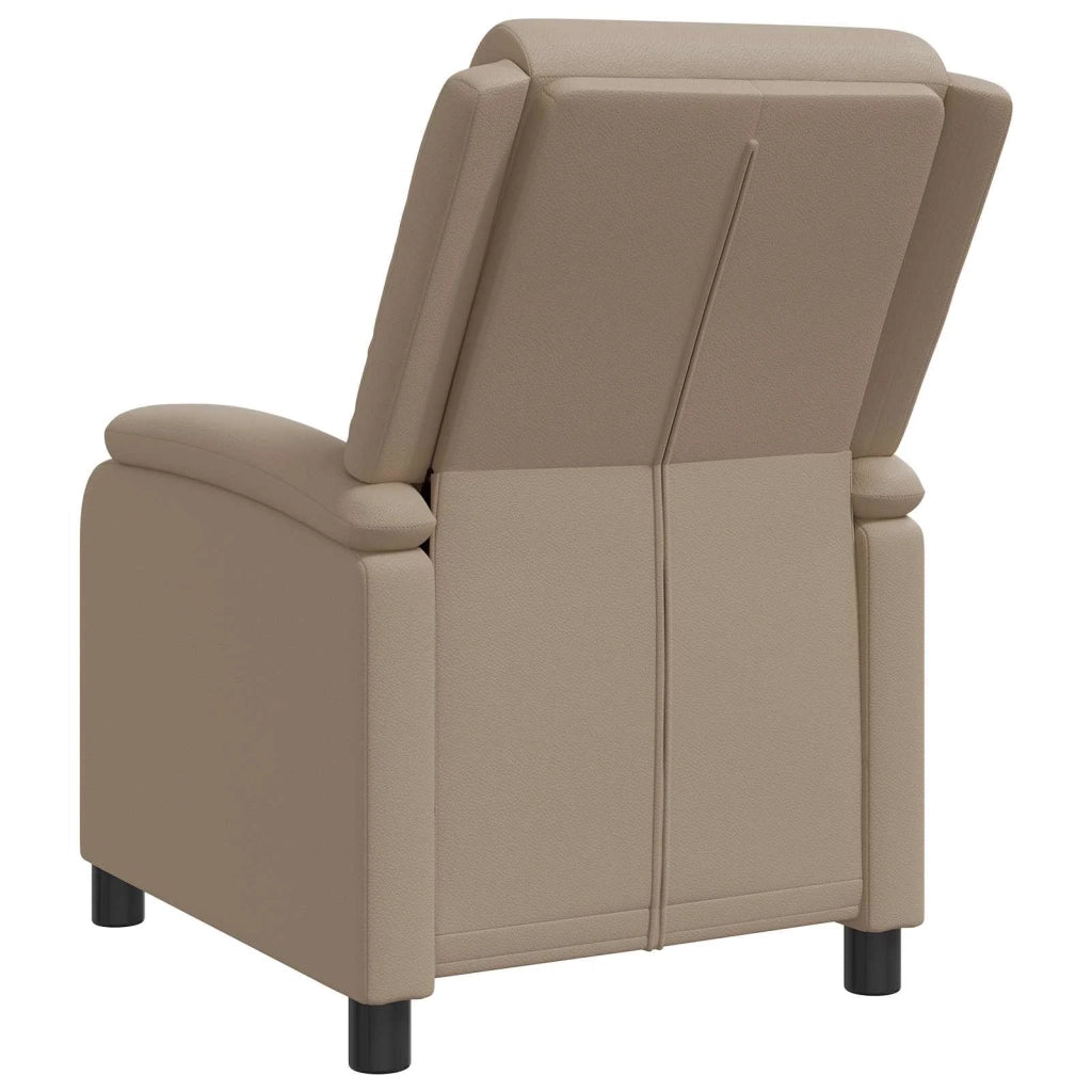 Divano Sedia-Poltrona reclinabile Cappuccino Similpelle 462481