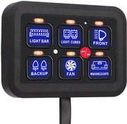 Pannello di commutazione 6 vie - Regolabile automaticamente - LED Accend/Spenta - Controllo touch - Adatto per auto/barca - Protezione di sicurezza - Pannello di controllo

Specifiche tecniche: 
- Modello: 
- Codice prodotto: