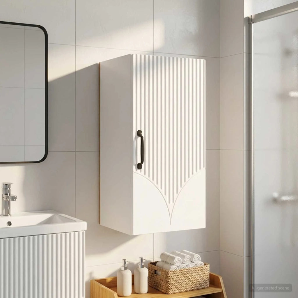 Armadio da bagno a muro HOORN Bianco 30 x 31 x 59 cm 897245