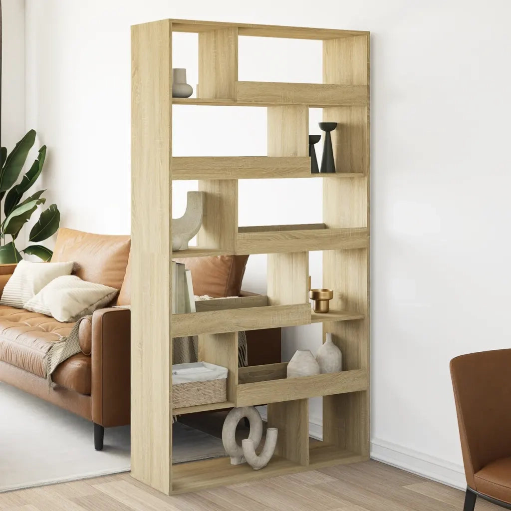 vidaXL Libreria Rovere Sonoma 100x33x187,5 cm in Truciolato